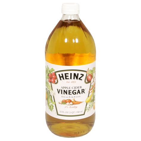 The health benefits and uses of apple cider vinegar are endless, but here are 25 uses and drinking heinz apple cider vinegar tastes just like other brands to me, but it has some great health benefits. Heinz Vinegar, Apple Cider, 32 oz (1 qt) 946 ml