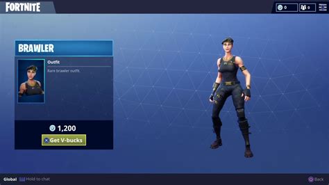 Rare Brawler Outfit Character Skin For Fortnite Battle Royale Youtube