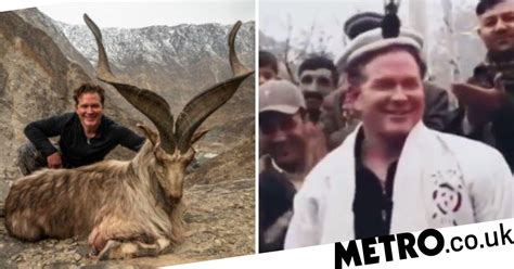 Trophy Hunter Beams For Photo Next To Rare Goat He Paid 110000 To