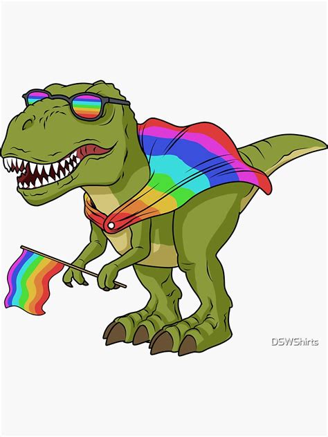 Lgbt Women Gay Pride Gifts Men Bi Lgbtq T Rex Dinosaur Art Board My