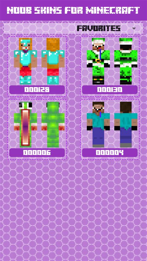 Noob Skins For Minecraft Pe Appstore For Android