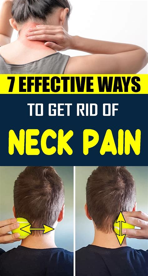 7 Effective Ways To Get Rid Of Neck Pain Healthy Lifestyle