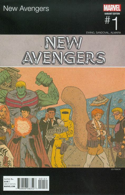 New Avengers Vol 4 1 Cover B Variant Marvel Hip Hop Cover