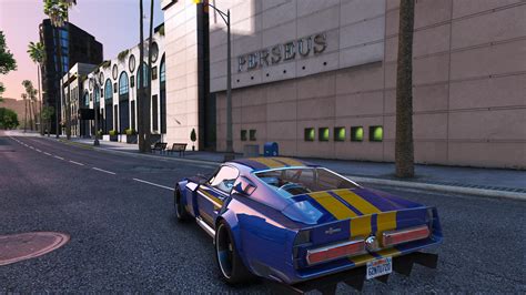 Download Wallpaper The City Mustang Car Grand Theft Auto V Rockstar