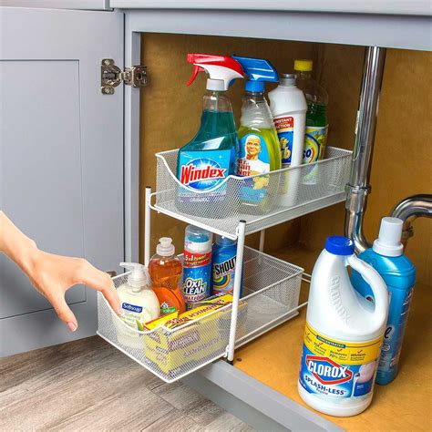 11 Best Under The Sink Organizers For The Bathroom And Kitchen