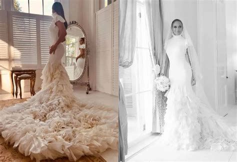 Jennifer Lopez Stuns In Three Striking Wedding Gowns The Standard