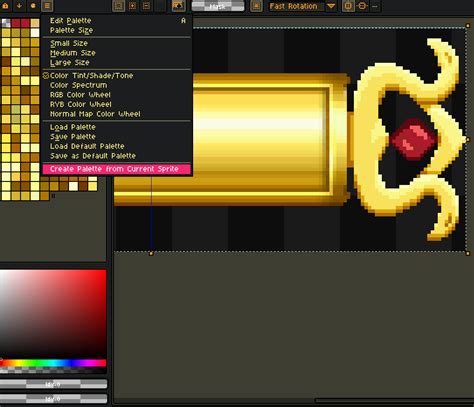 Aseprite Color Palettes Overview Basics Image And Sprite Color Drawing