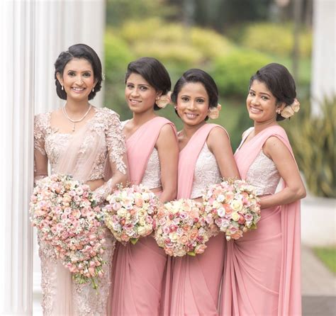 Sri Lankan Wedding Bridesmaid Saree Christian Wedding Sarees Bridesmaid