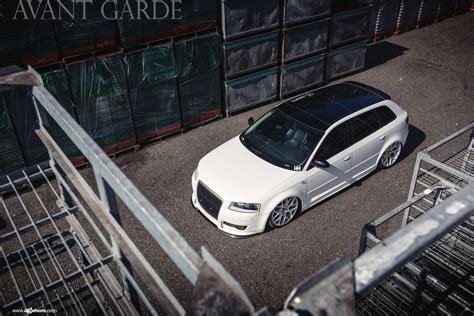 White Lowered Audi A3 Upgraded With Exterior Goodies — Gallery