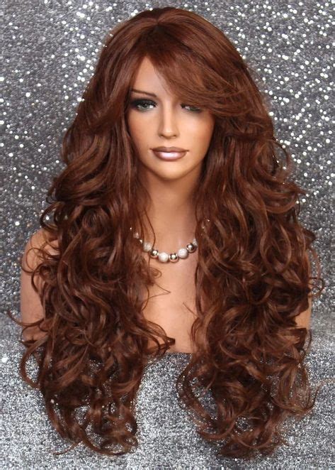 Auburn Silk Top Remi Remy Full Lace Human Hair Replacement Loss Wig In