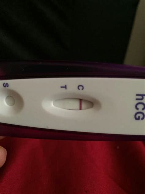 Pregnant Or No I Took A Test Yesterday And It Showed A Very Faint Line