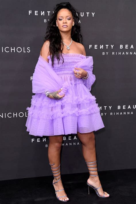 Rihanna Looks Like A Modern Day Princess In A Purple Tulle Dress