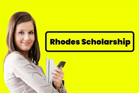Rhodes Scholarship Application 2023 2024 Application Eligibility