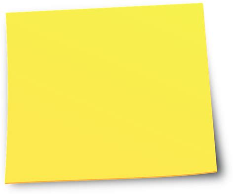 Yellow Sticky Notes Png Image For Free Download