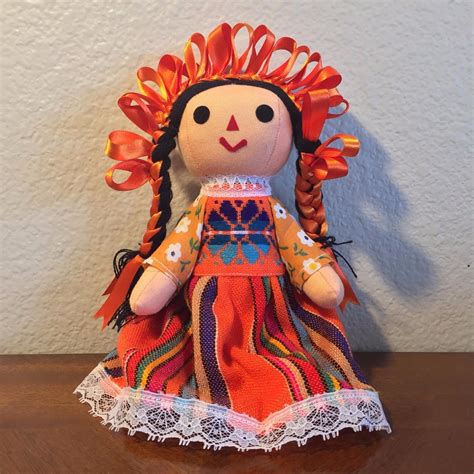 Maria Rag Doll Rag Dolls Handmade Mexican Doll Dolls Handmade