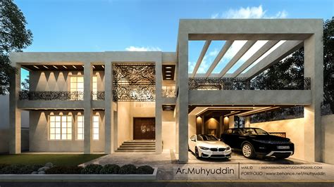 Luxury Modern House 3d Max Model On Behance