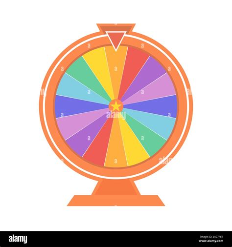 Wheel Of Fortune Vector Illustration Of A Flat Stock Vector Image And Art