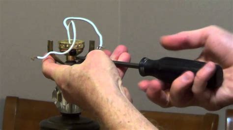 2 bulbs, 3 way sockets, and vintage floor lamps. How to Install a 3 Way Lamp Socket - YouTube