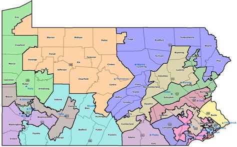 Pennsylvania Congressional Districts Politicspa