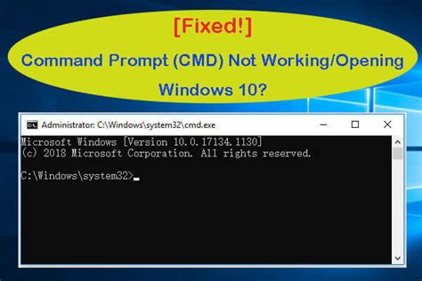 Solved Fix Suggestions How To Fix Command Prompt In Windows 10