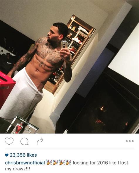 Oh My Chris Brown Shares Sexy Semi Naked Photo On Instagram Nigerian