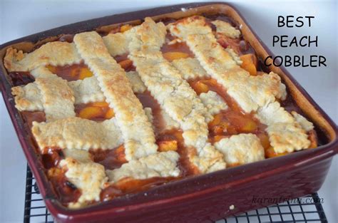 You can make peach cobbler with canned peaches, fresh or frozen! KarenTrina Childress : Family Favorites Friday: Best Peach Cobbler