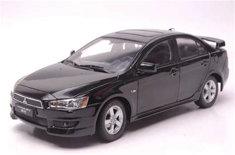 118 Diecast Model For Mitsubishi Lancer Ex Evo 9 Black Alloy Toy Car