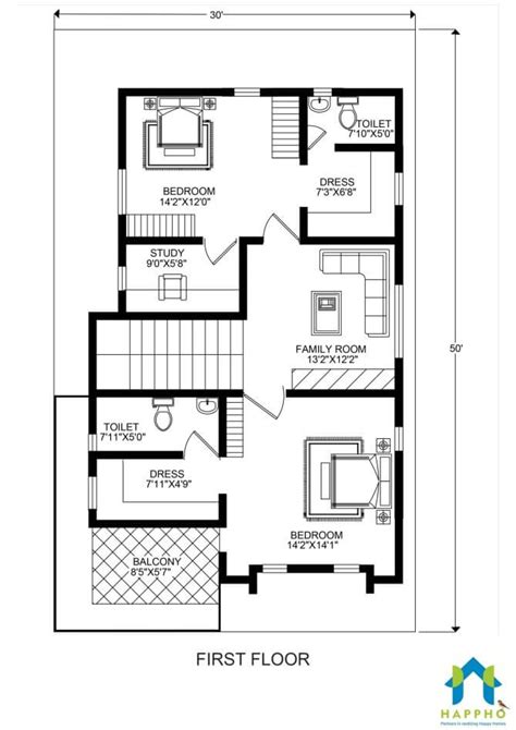 10 Modern 3 Bhk Floor Plan Ideas For Indian Homes Happho 2022