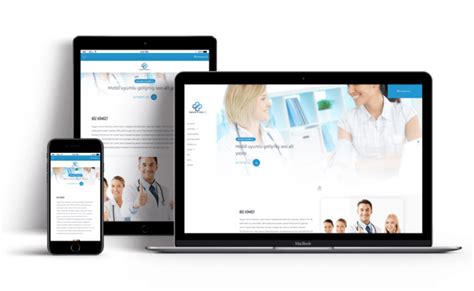 Doktorlar Klinikler Hastaneler İçin Web Sitesi Tasarımı