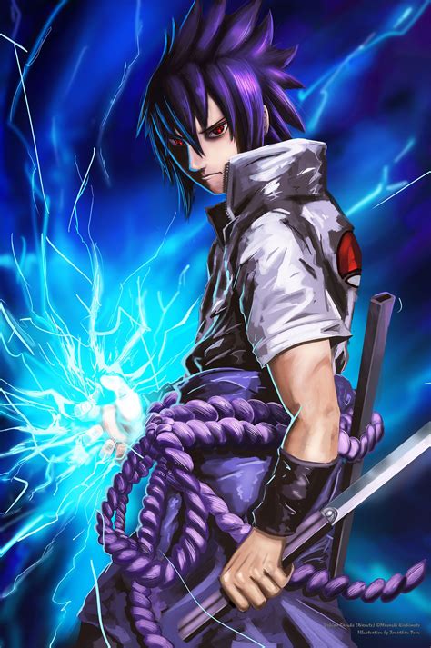 Fan Art Uchiha Sasuke Jonathan Tran Uchiha Naruto Dan Sasuke Naruto Shippuden Anime