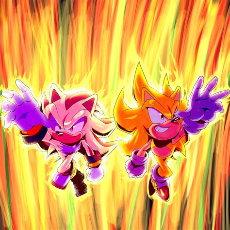 Super Sonic And Shadow Sonic The Hedgehog Wallpaper 44360571 Fanpop