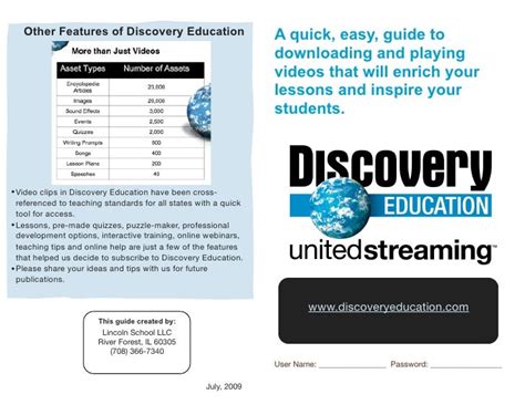 Discovery Ed Brochure