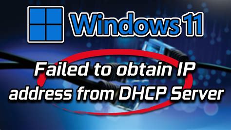 Failed To Obtain Ip Address From Dhcp Server Fix Youtube