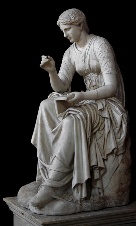 Statue Of Calliope Rome Vatican Museums Pius Clementine Museum Room Of The Muses