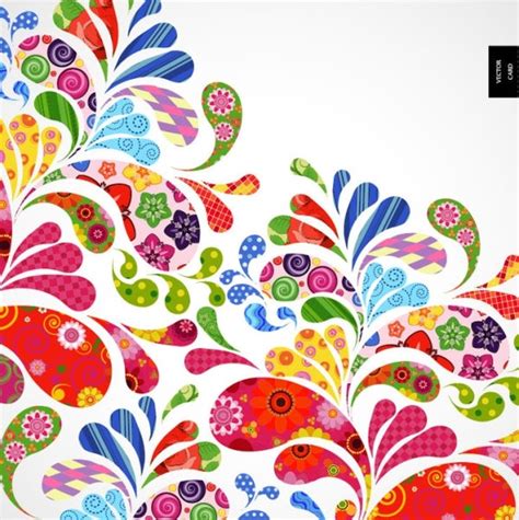 Colorful Pattern Background 02 Vector Free Vector In Encapsulated