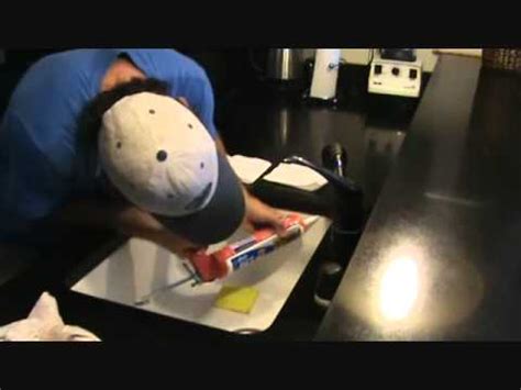 We did not find results for: How to re-caulk an undercounter sink edge - YouTube