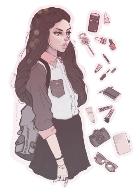 Whats In Your Bag By Qtsie On Deviantart
