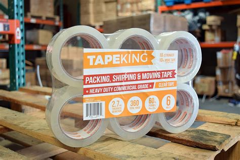 Tape King Clear Packing Tape 60 Yards Per Roll 6 Refill Rolls 2