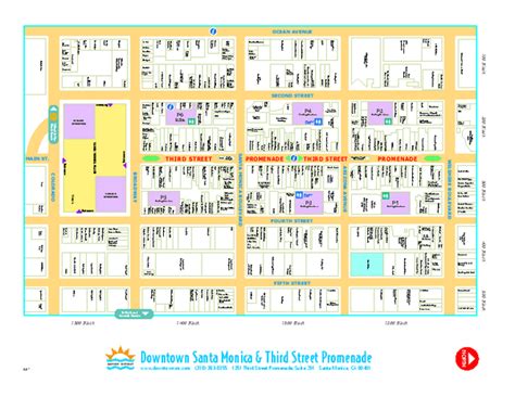 Los Angeles Map Downtown Pdf