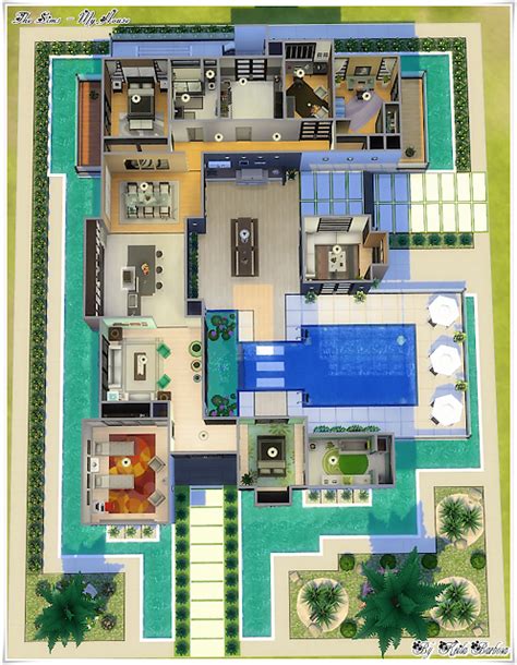 Casa Hanna The Sims 4 Sims 4 Casas Casas The Sims 4 Layouts Casa