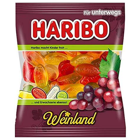 4x Haribo Weinland Each Bag 200g German Import