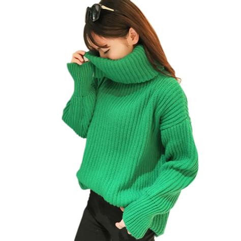 Buy 2016 Women Sweaters Winter Turtleneck Warm