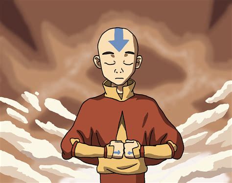 Avatar Aang Meditation By Juggernaut Art On Deviantart