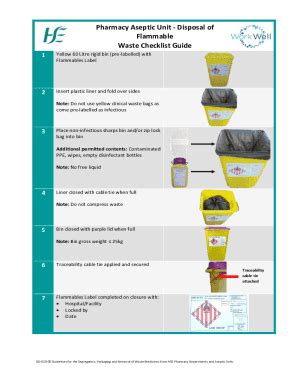 Fillable Online Waste Stream Disposal Quick Sheet Fax Email Print
