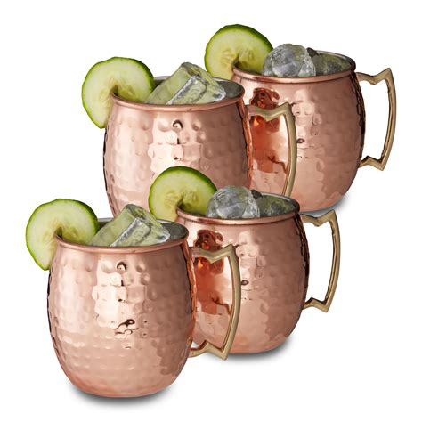 Verre Moscow Mule Lot De 4