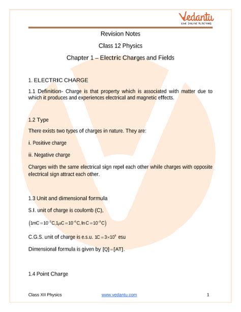 Class 12 Physics Chapter 1 Part 4 Electric Charges And Fields Photos