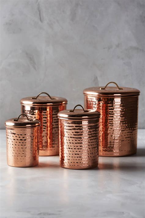 Shop for copper canister kitchen online at target. Copper-Plated Canister Set | Anthropologie