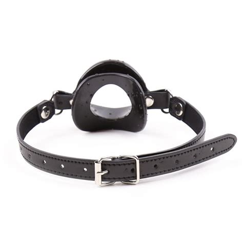 Bondage Mouth Gag Leather Head Harness Bdsm Gear Ball Gags Force Mouth Open