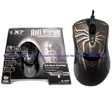 Jual Mouse Makro A4tech Spider X7 Kota Medan Fortuante Computer