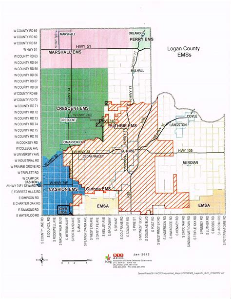 Ems Districts Map Logan County Ok